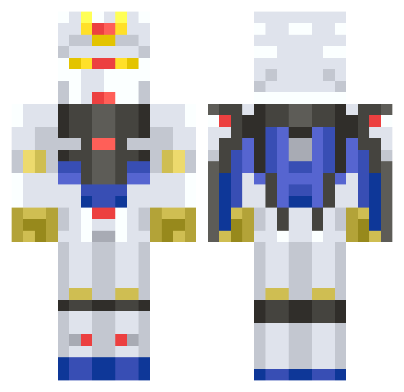 Some_Rood_Dood Minecraft skin, front and back view