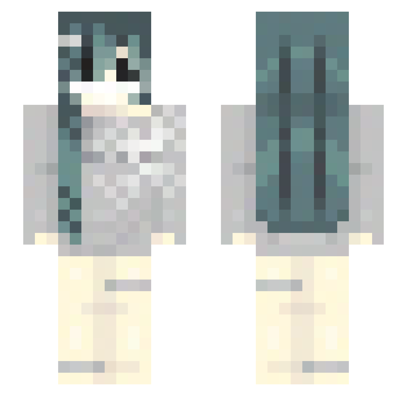 wkileyyy Minecraft skin, front and back view