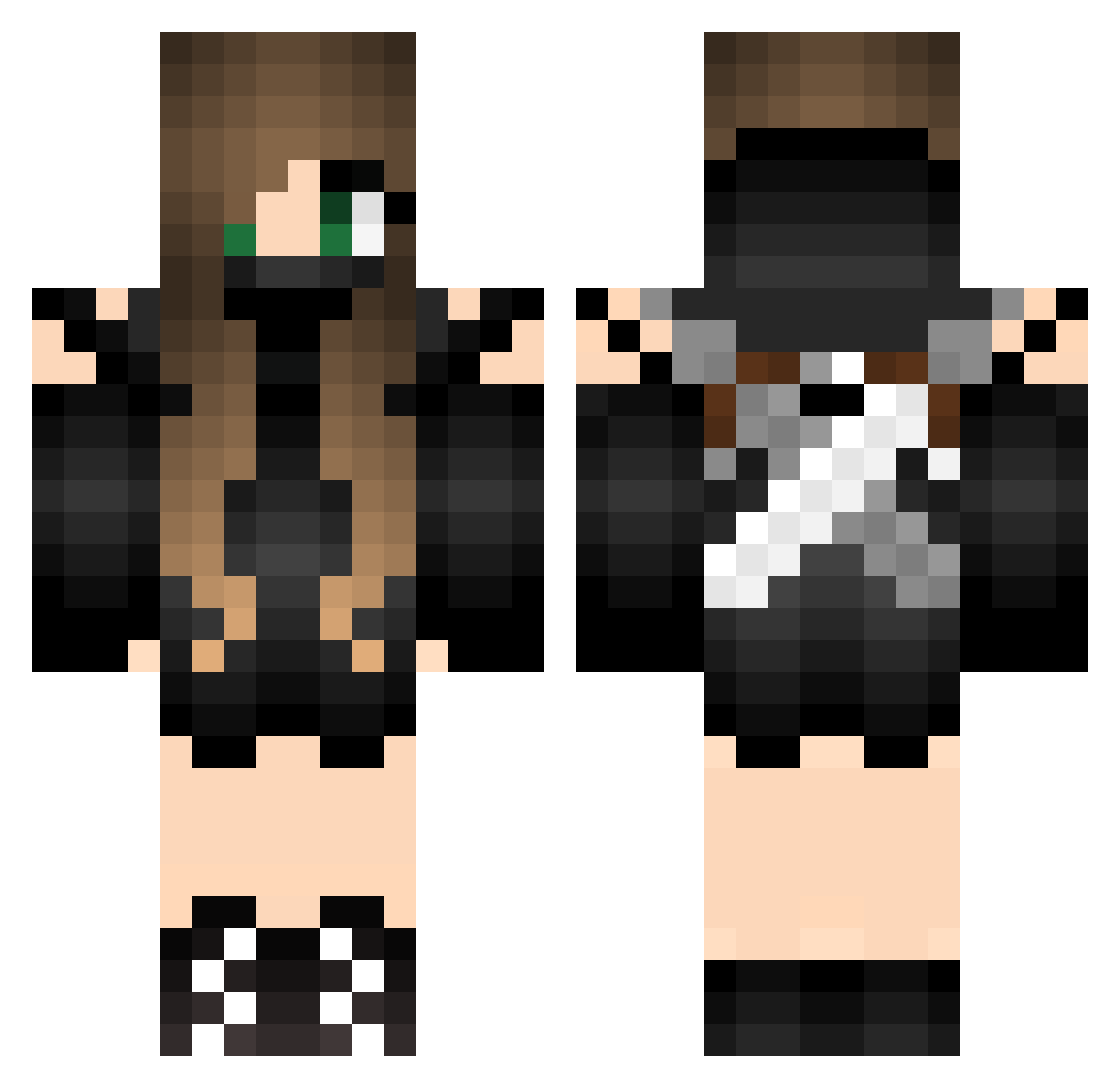zZThe_PrellZz Minecraft skin, front and back view
