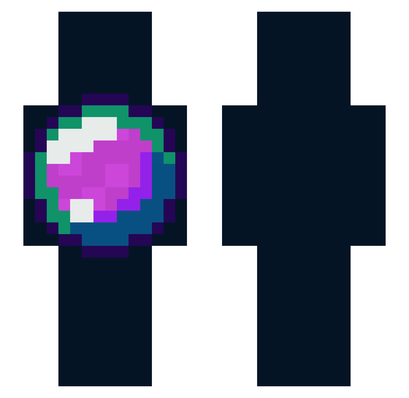 Terin_ Minecraft skin, front and back view