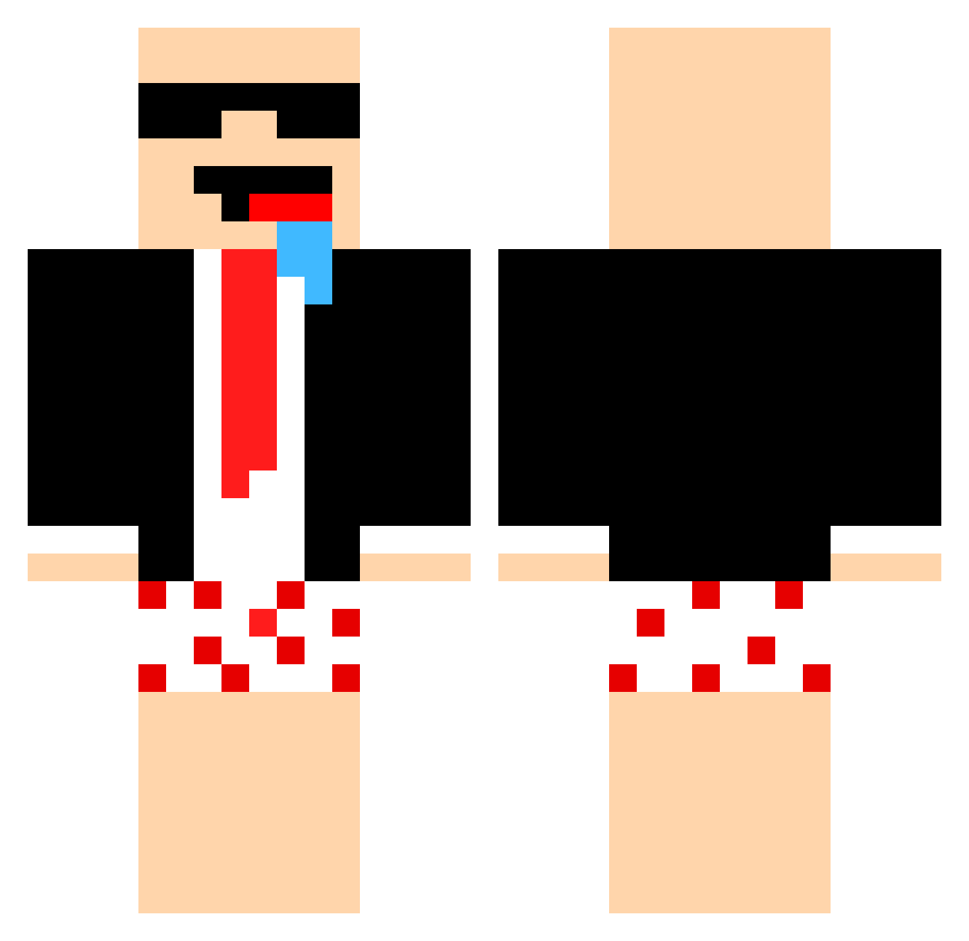 _ExPenDaBle_ Minecraft skin, front and back view