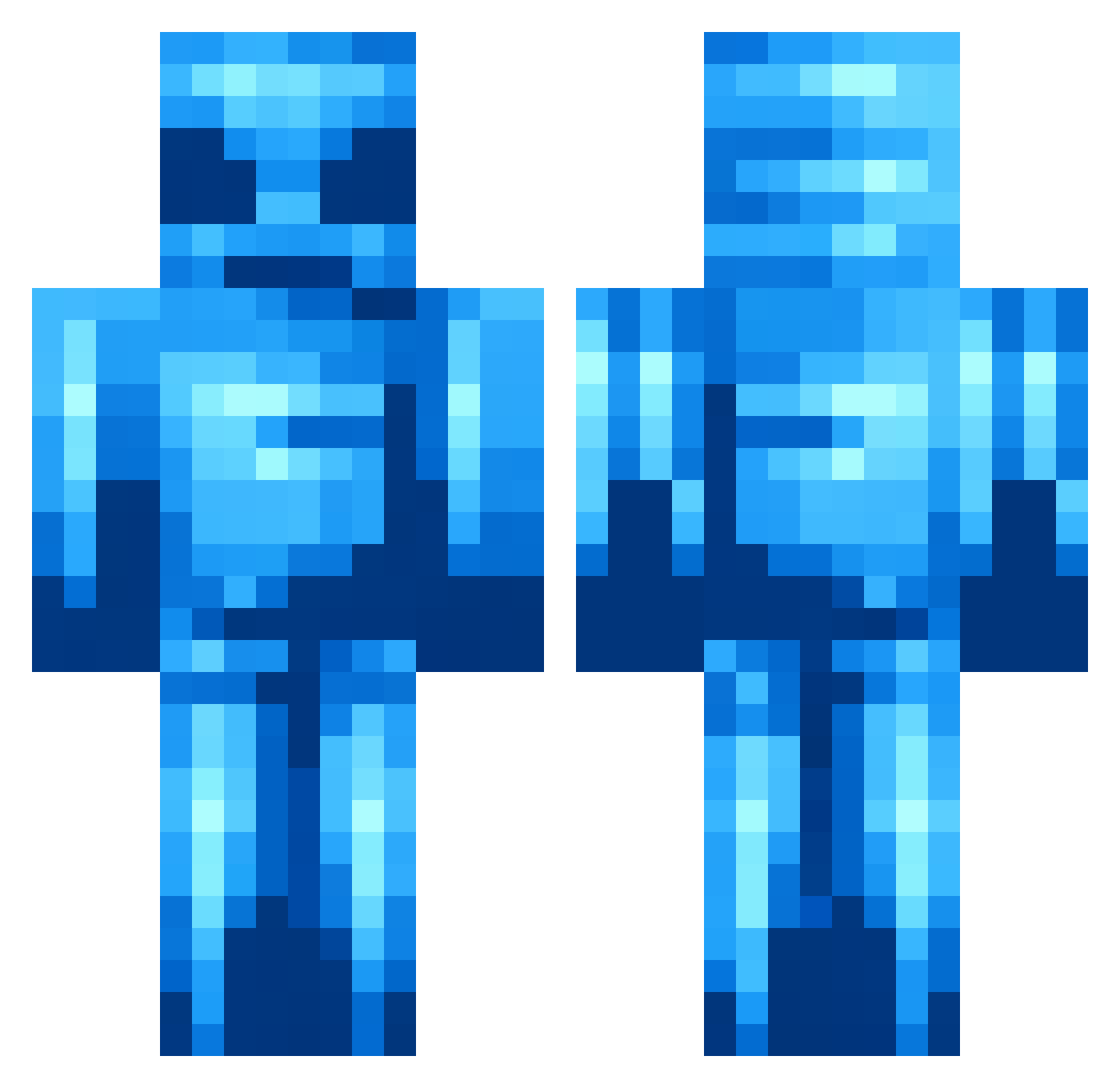 sersimovi Minecraft skin, front and back view