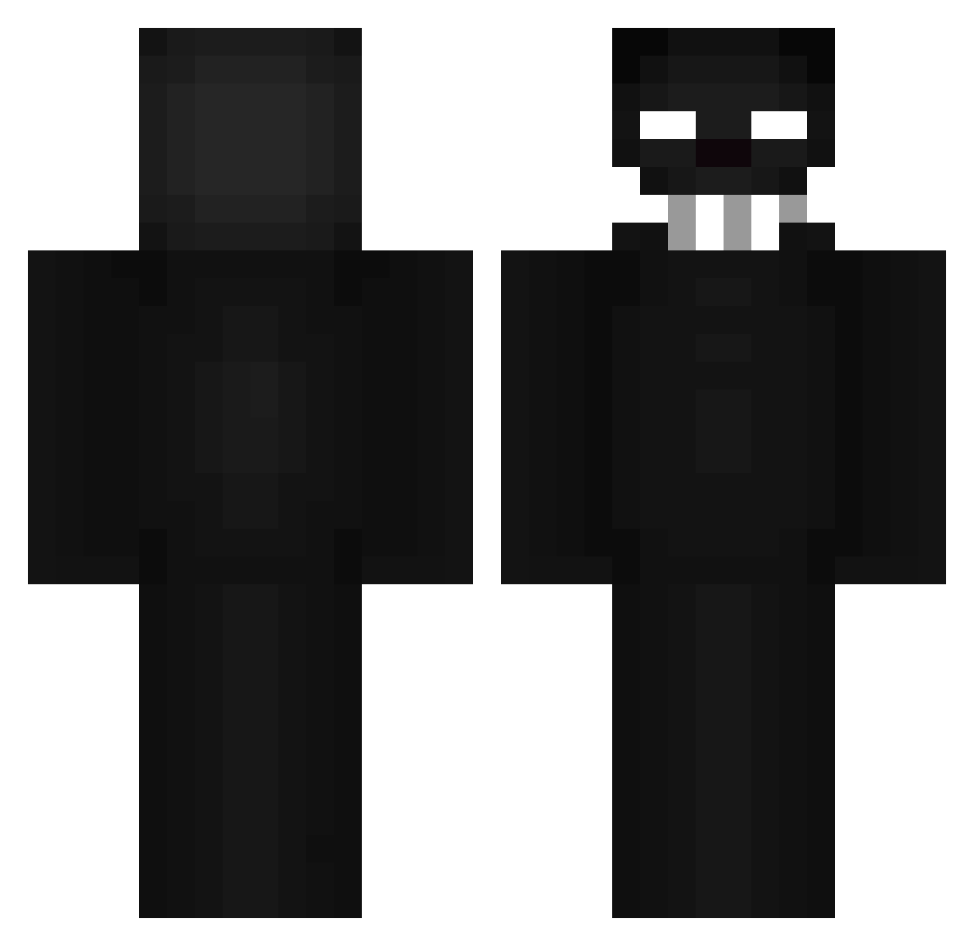 TJka12 Minecraft skin, front and back view