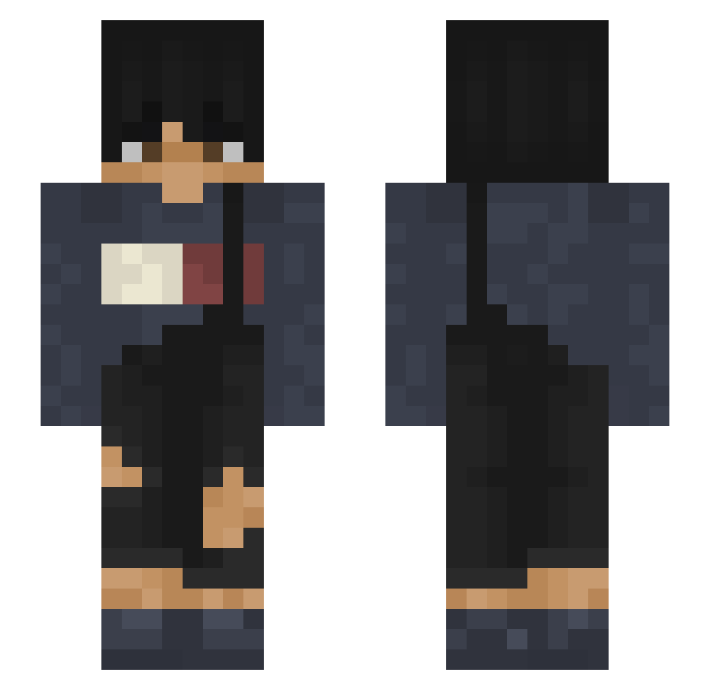 Tymen_ Minecraft skin, front and back view