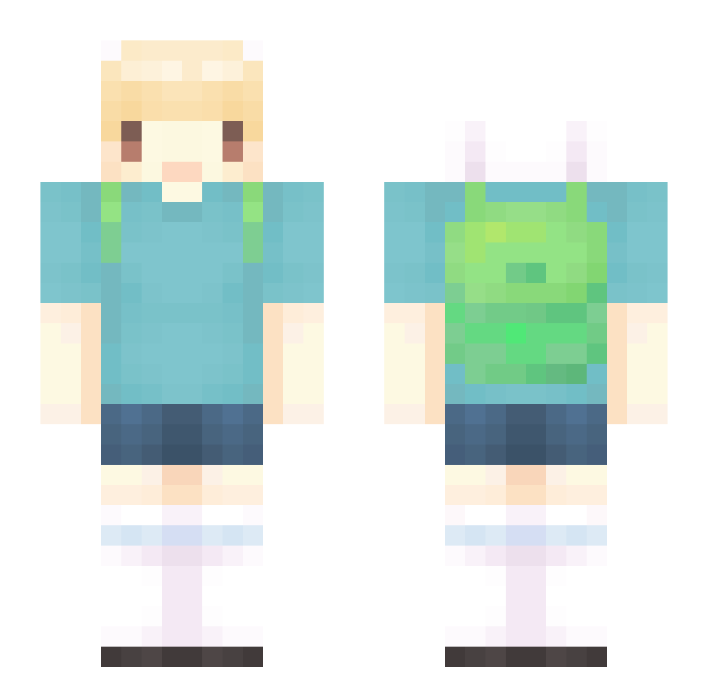 eoprime_ Minecraft skin, front and back view