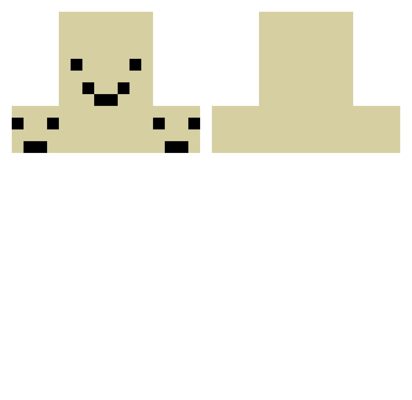 hillyheights Minecraft skin, front and back view