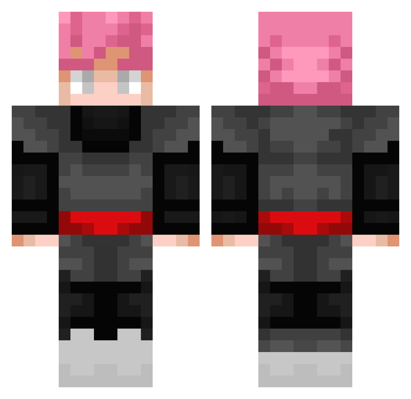 DaLanPa30678 Minecraft skin, front and back view