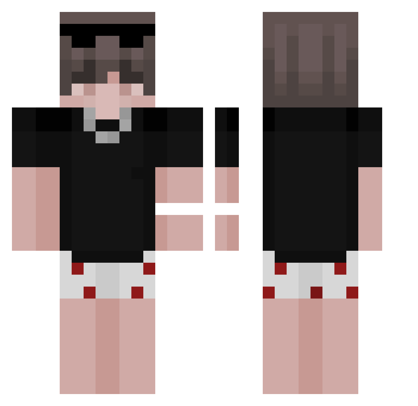 miguelgamer69 Minecraft skin, front and back view