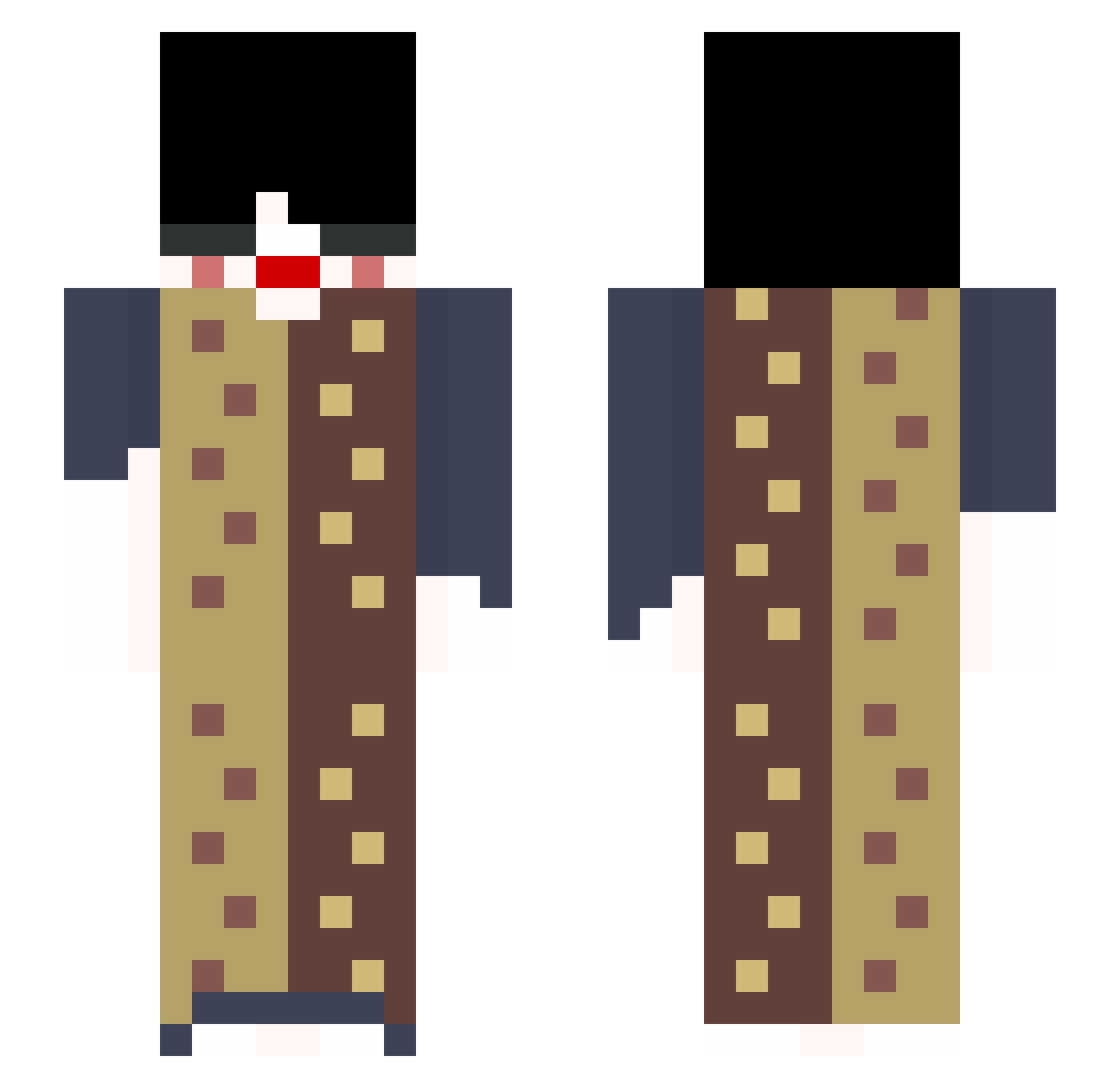Skycatcher_ Minecraft skin, front and back view