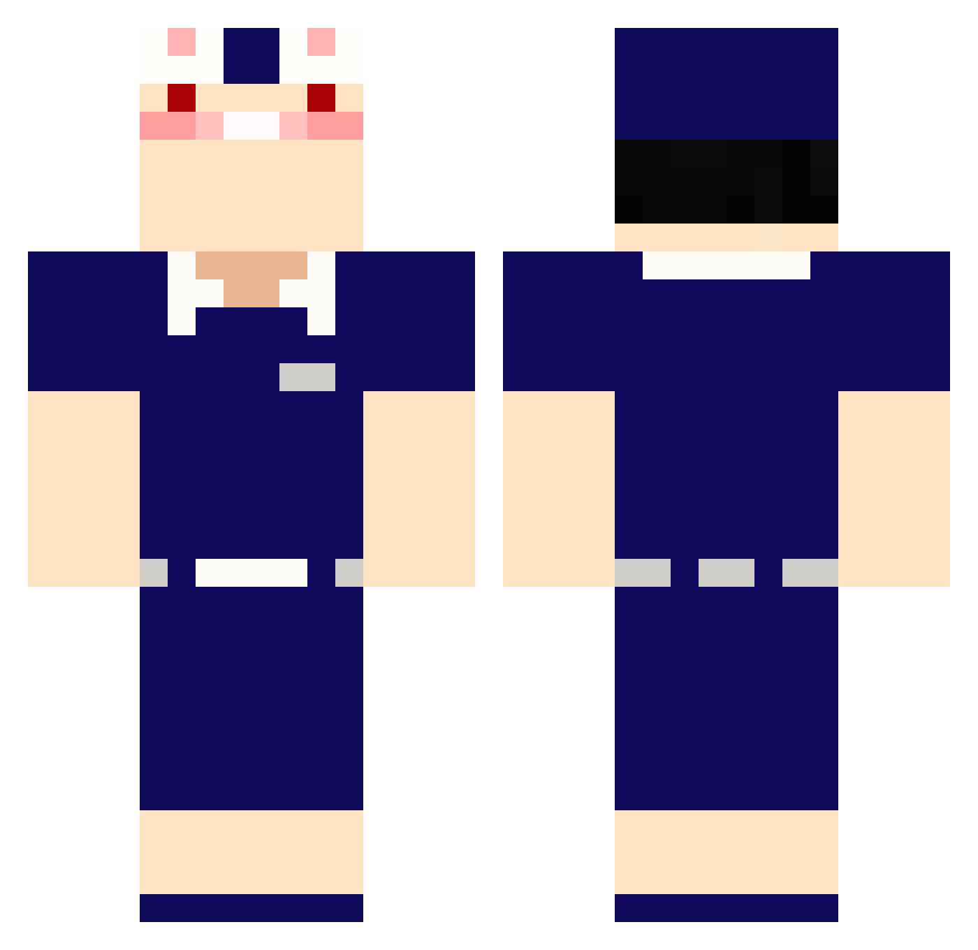 mnchkb2941 Minecraft skin, front and back view
