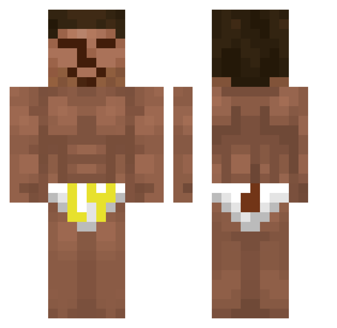 naczosek1234 Minecraft skin, front and back view
