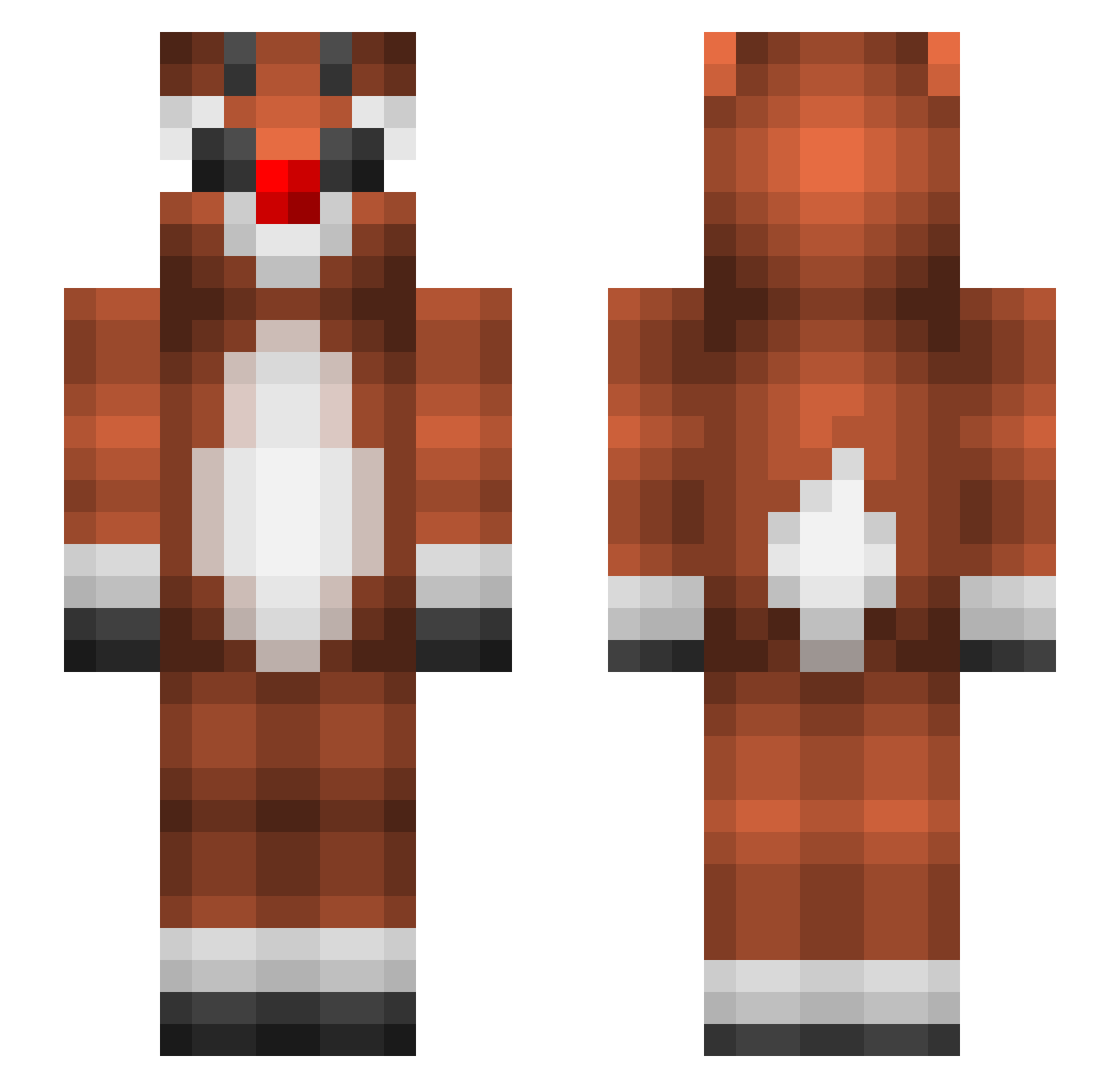 ElMoguelin03 Minecraft skin, front and back view