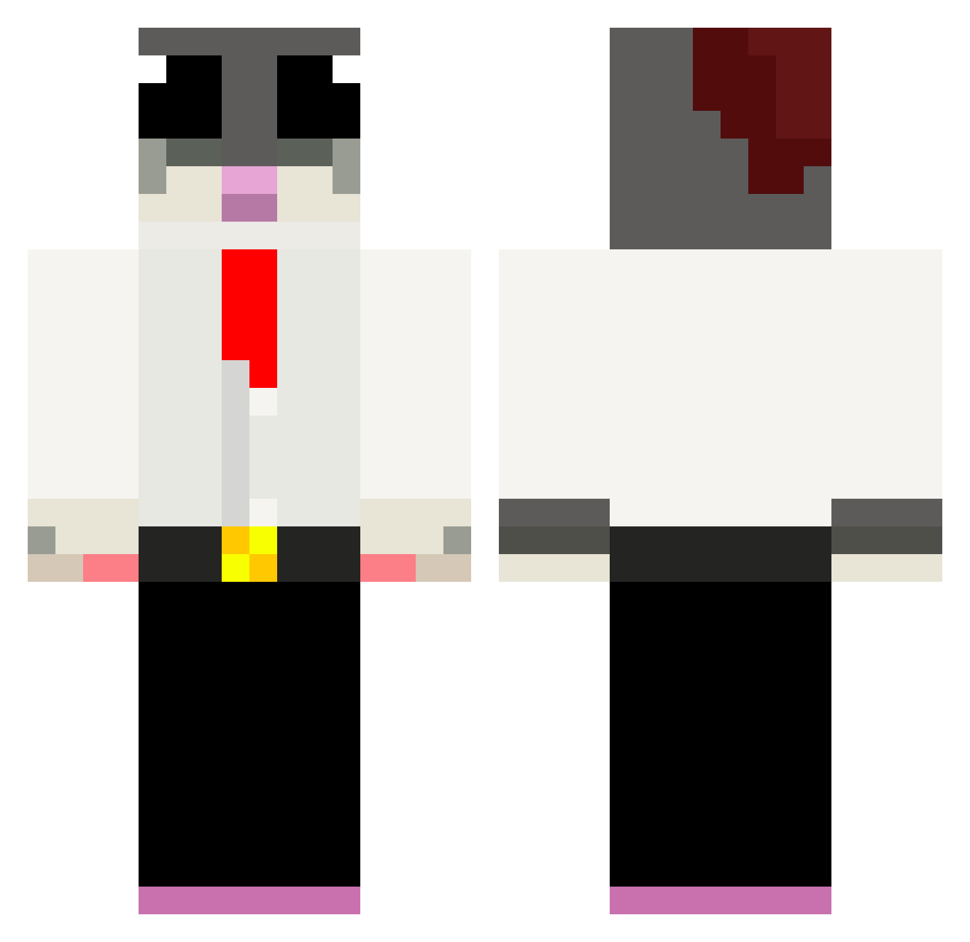 JulitoElTravieso Minecraft skin, front and back view