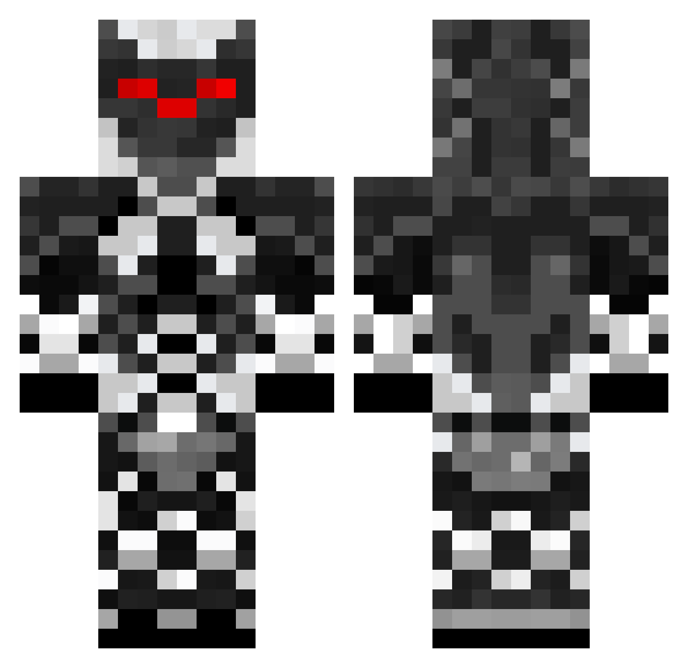 hman5278 Minecraft skin, front and back view