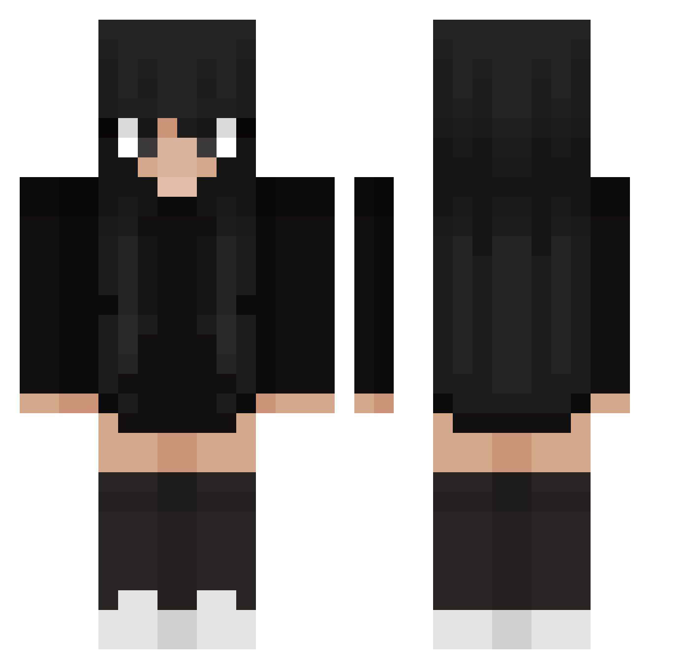 KennedyWay9 Minecraft skin, front and back view