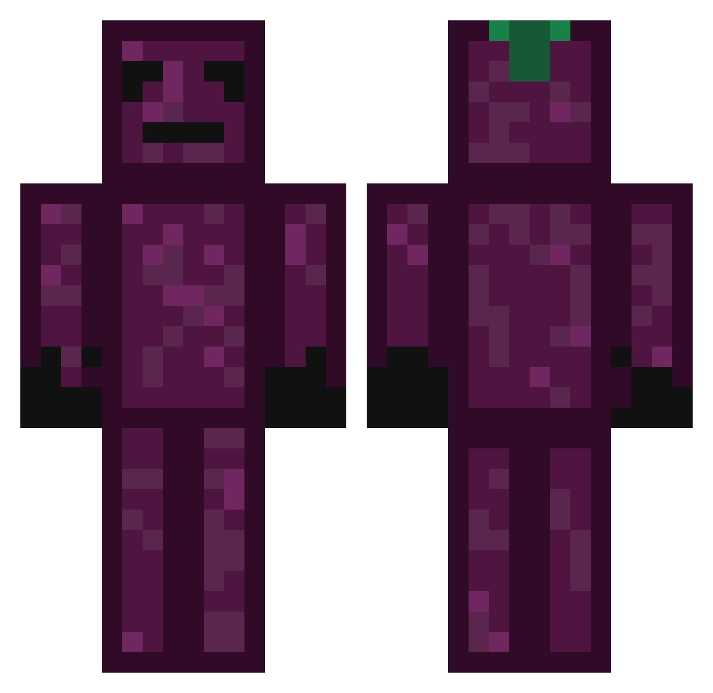 LapuKapu888 Minecraft skin, front and back view