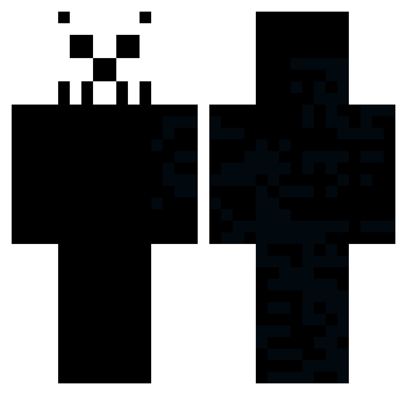 dragosl4vv Minecraft skin, front and back view