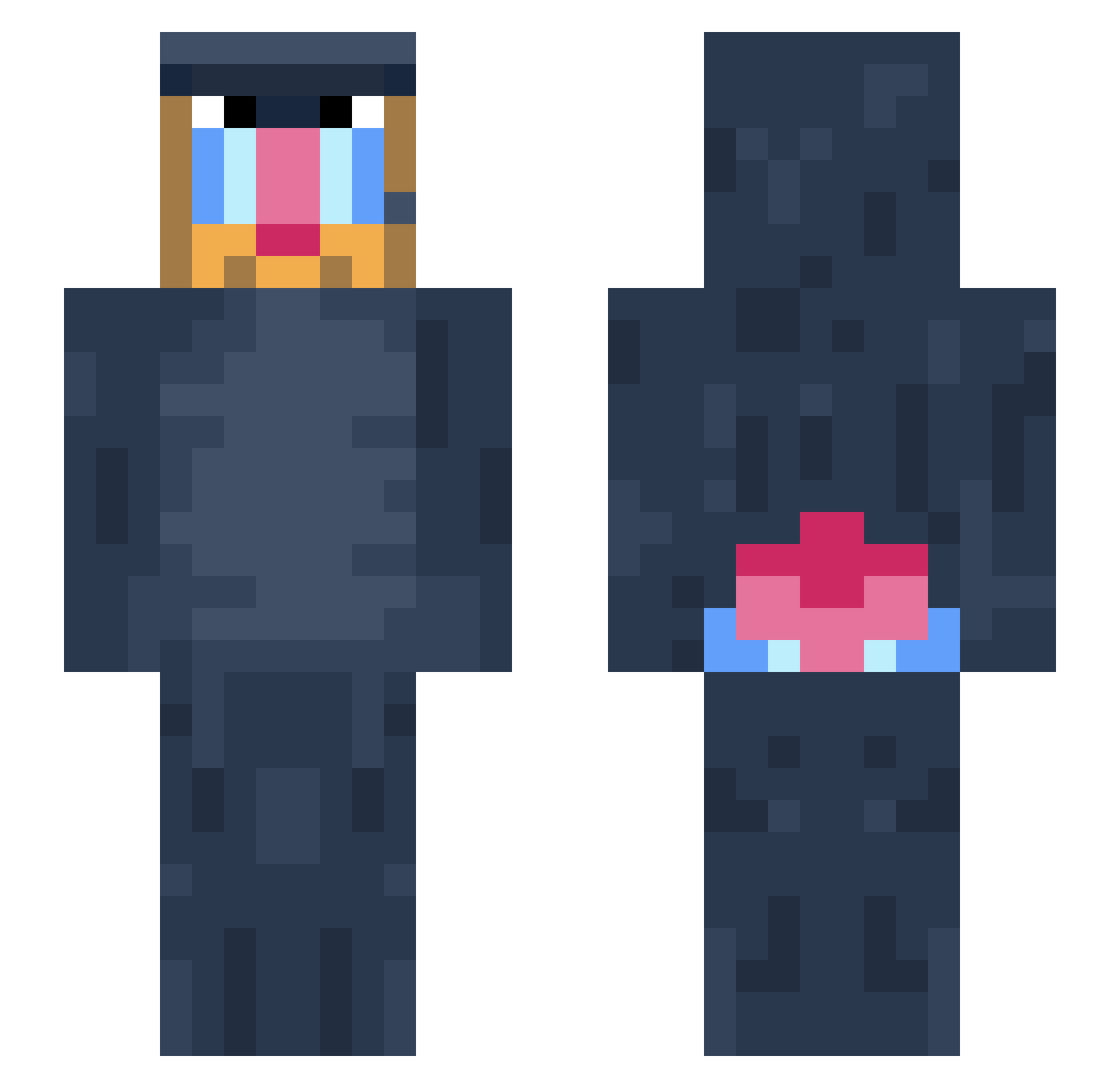 Locker - mandrill Minecraft skin