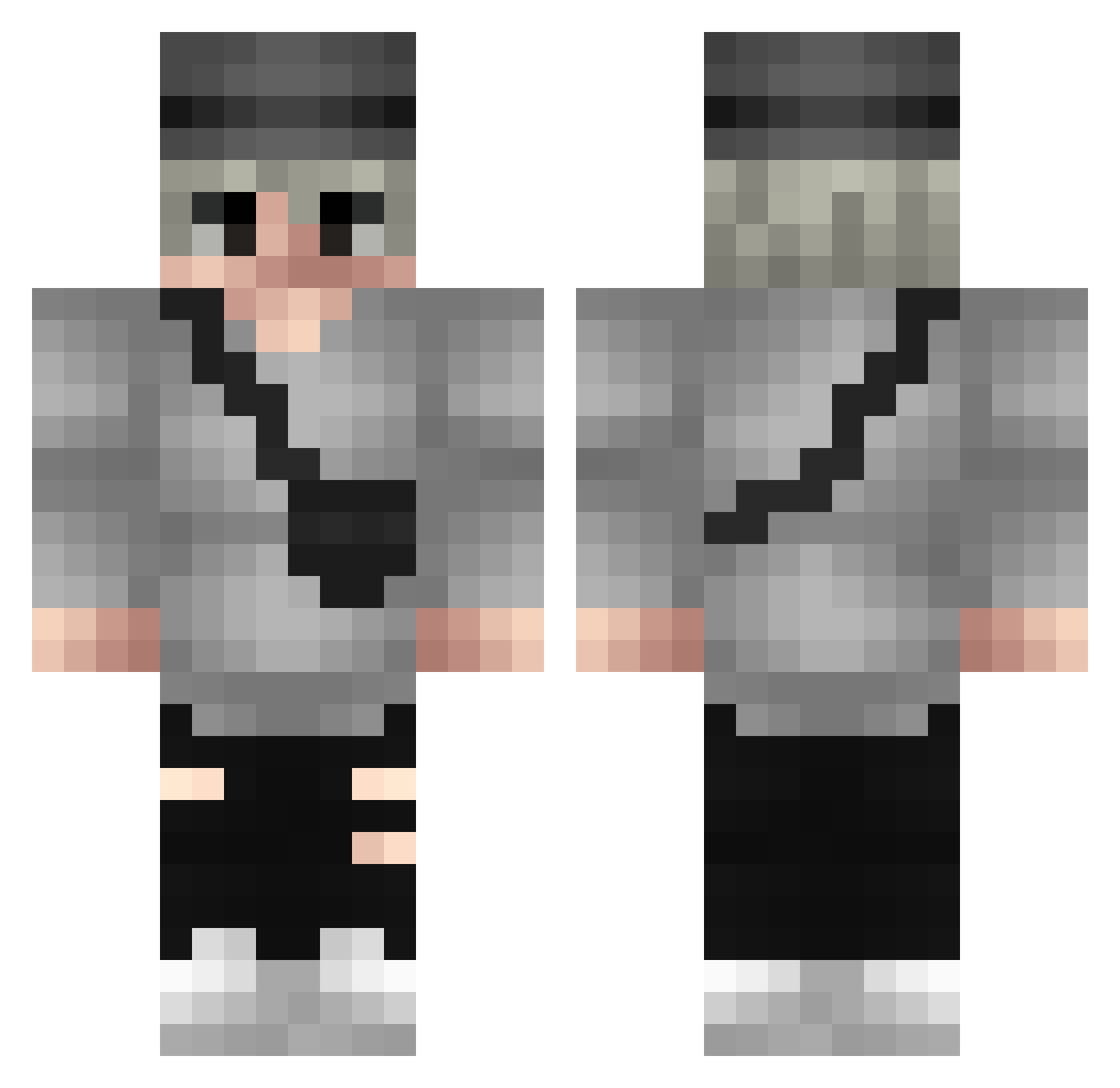 Ard4_ Minecraft skin, front and back view