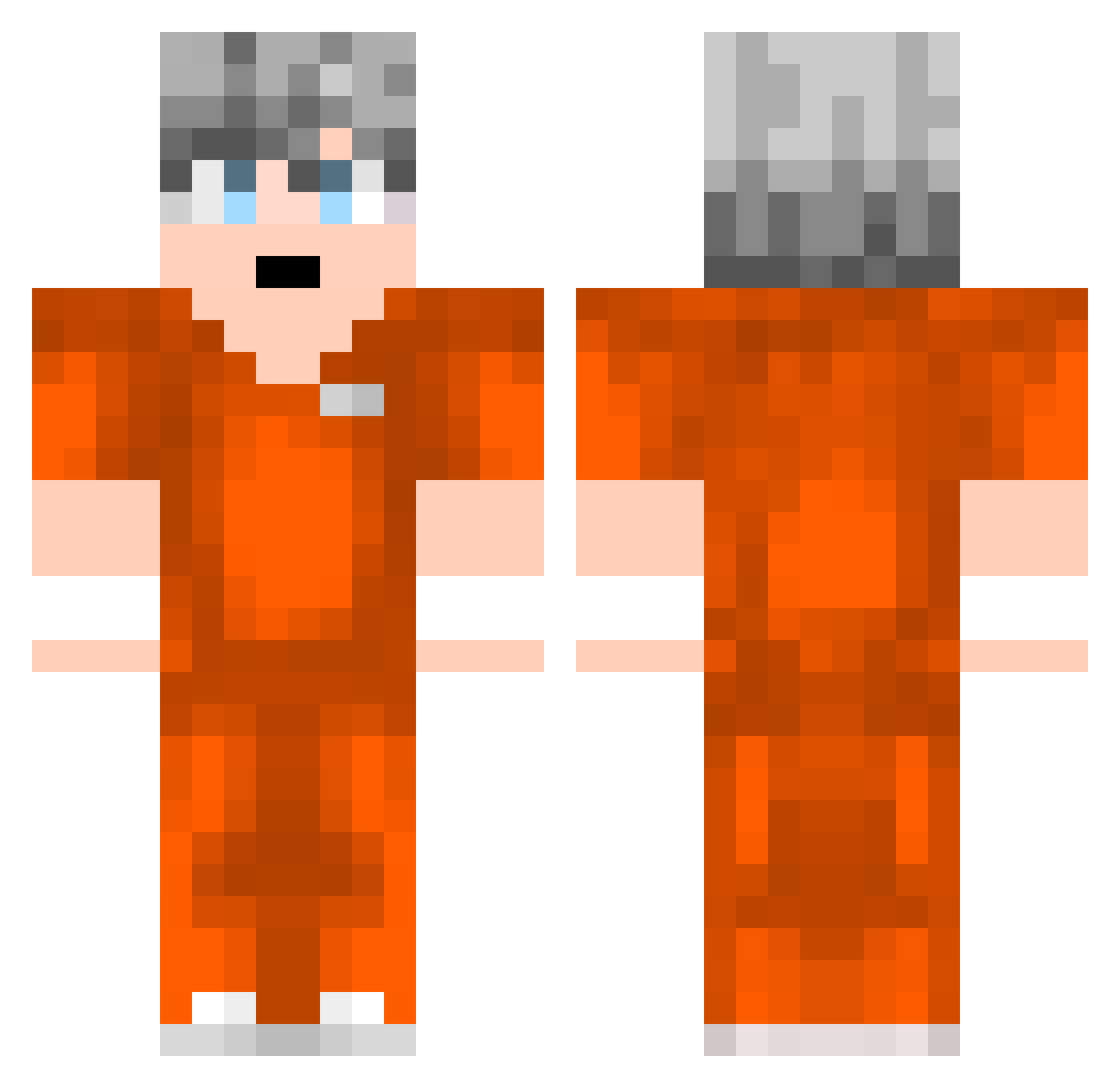 veigh12 Minecraft skin, front and back view
