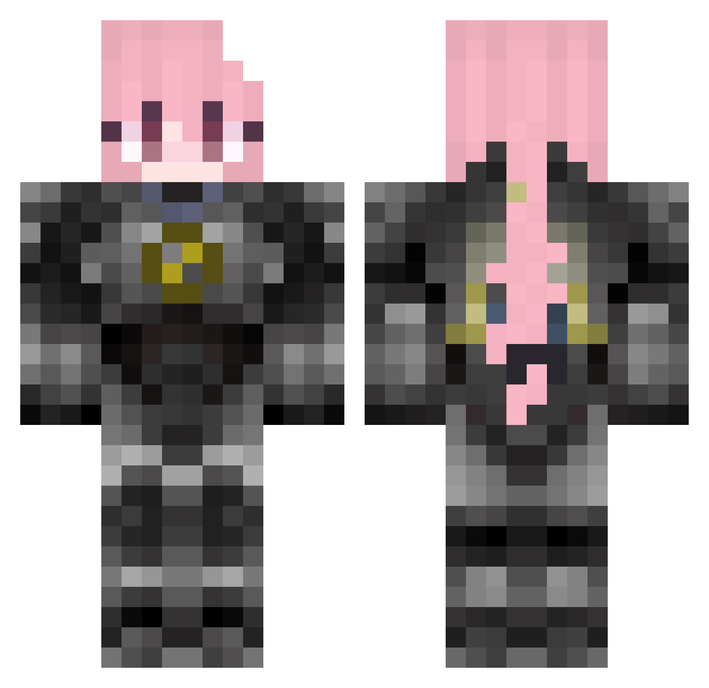 mr_stacker Minecraft skin, front and back view