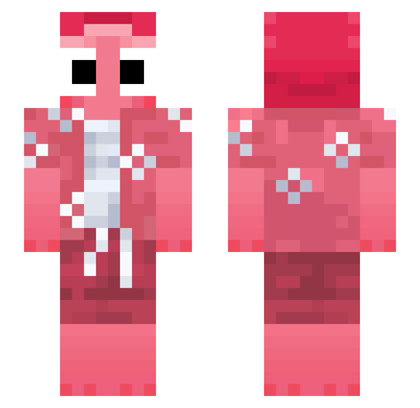 Sacha_ravageur Minecraft skin, front and back view