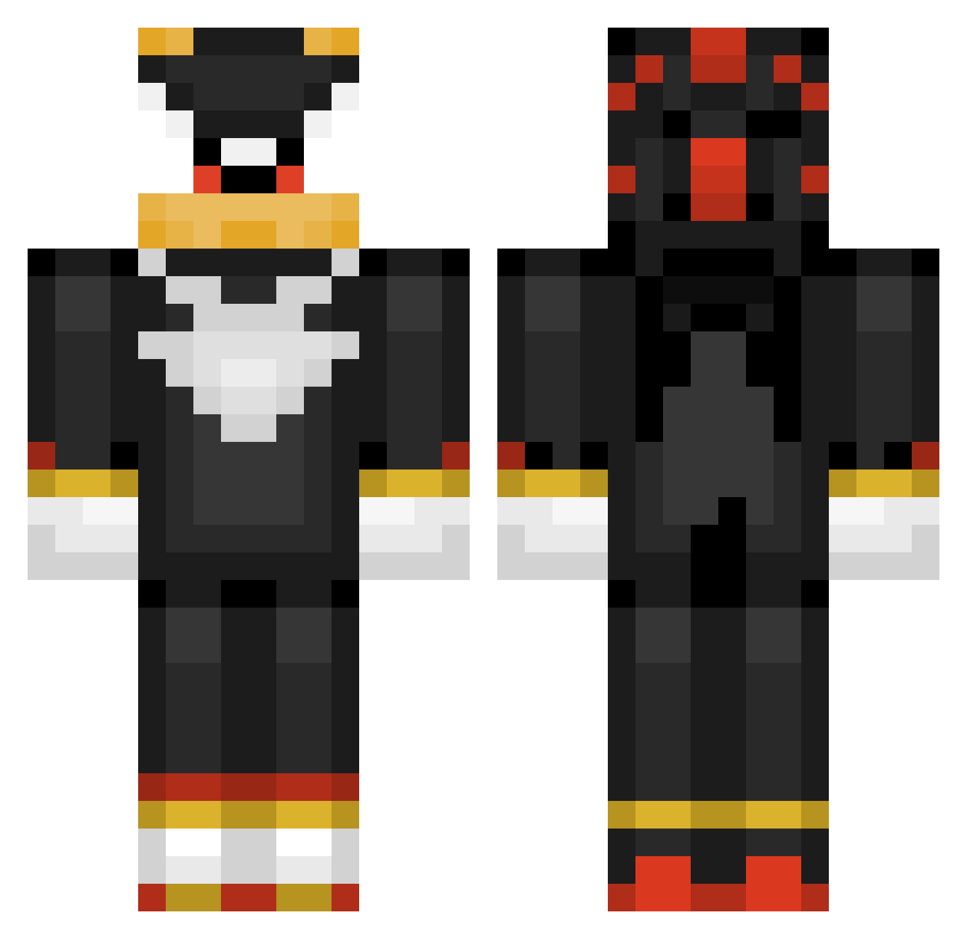 meister_12 Minecraft skin, front and back view