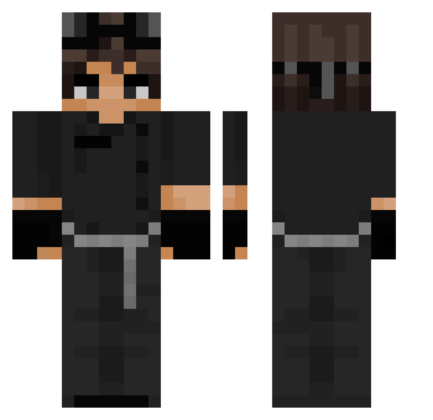 alex_6769 Minecraft skin, front and back view
