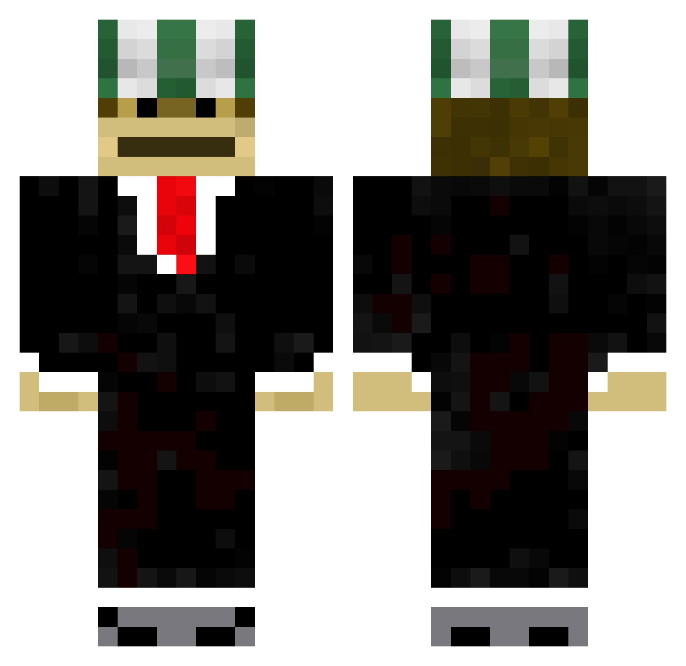 Kerimrye_Yt Minecraft skin, front and back view