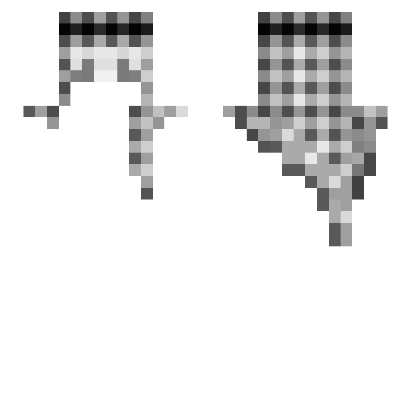 Zyden Minecraft skin, front and back view