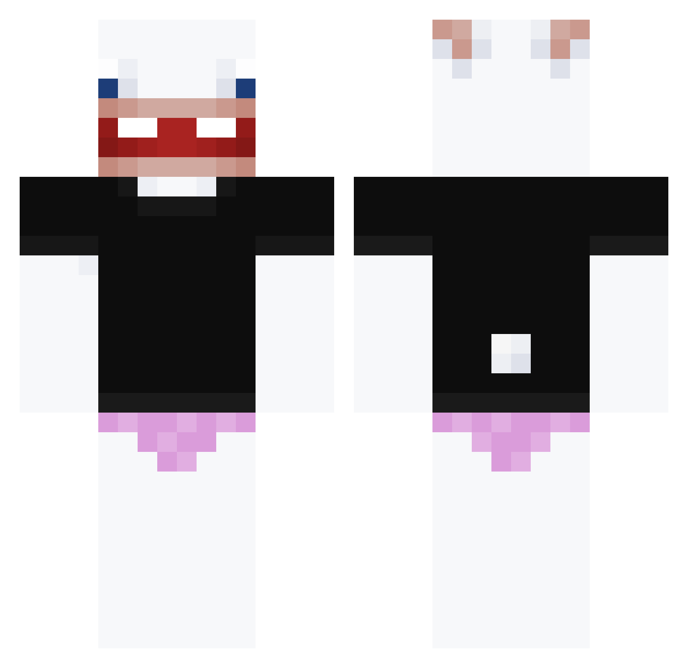Drxgo_ Minecraft skin, front and back view