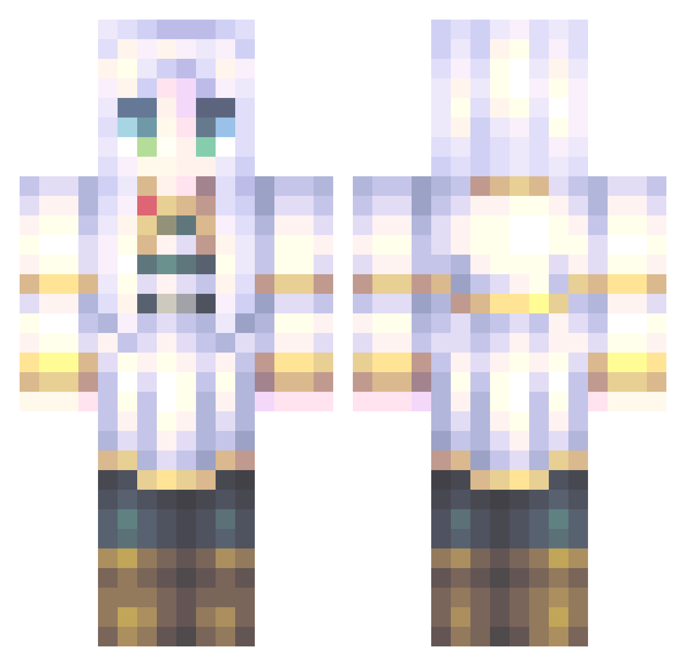 assasinslayer123 Minecraft skin, front and back view