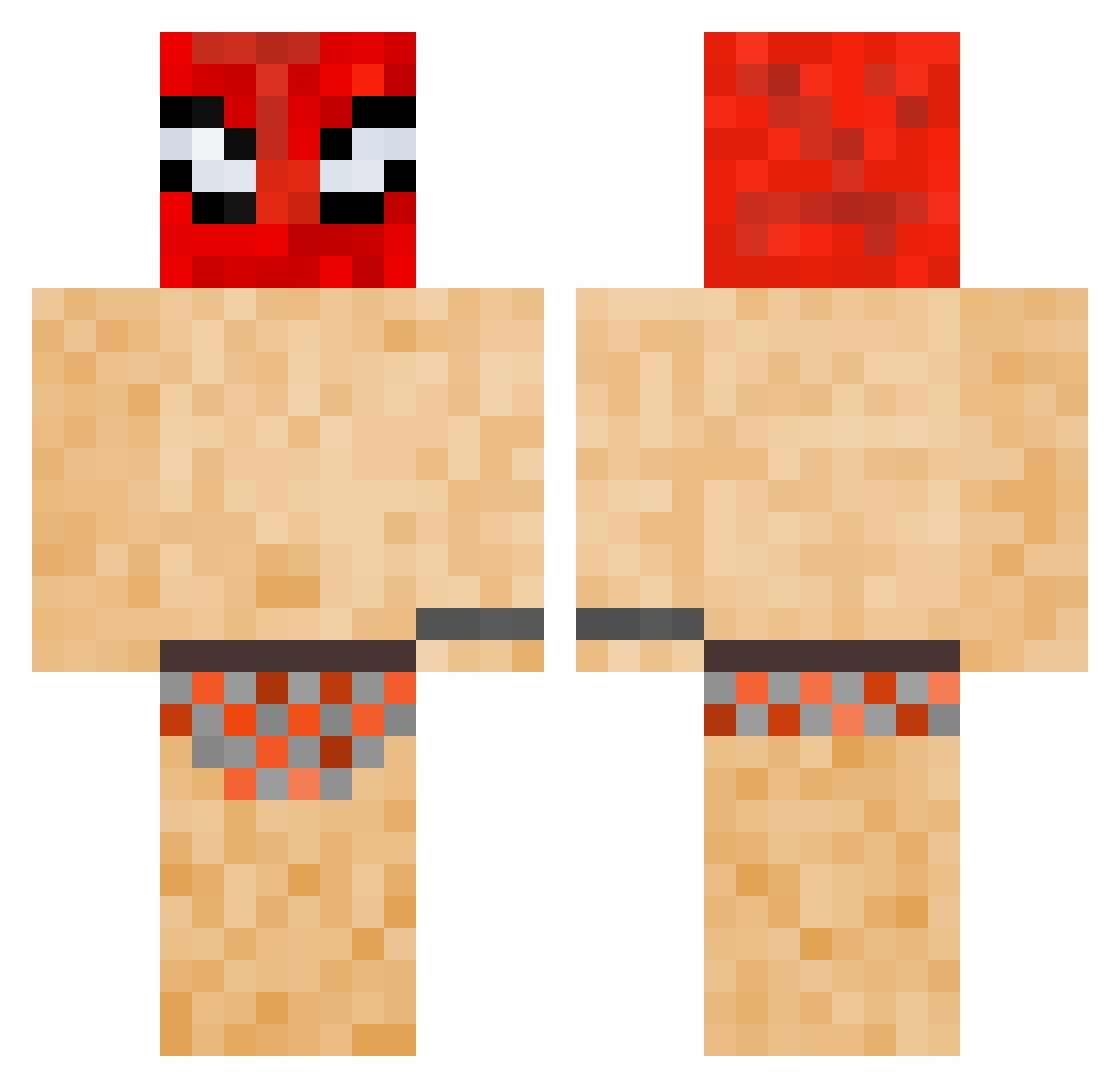 przepiurr_ Minecraft skin, front and back view
