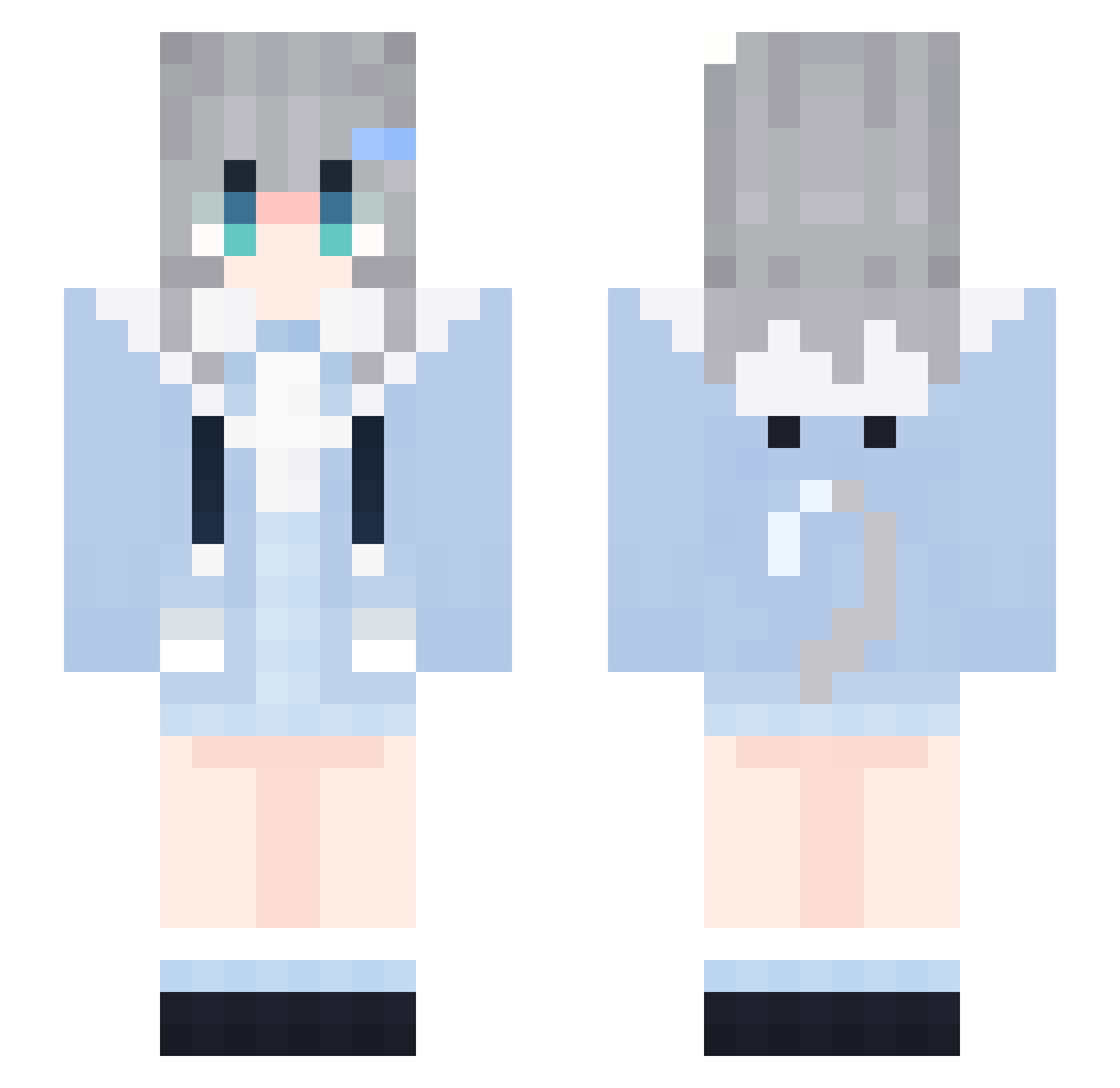Skycron_ZMPjG_05 Minecraft skin, front and back view