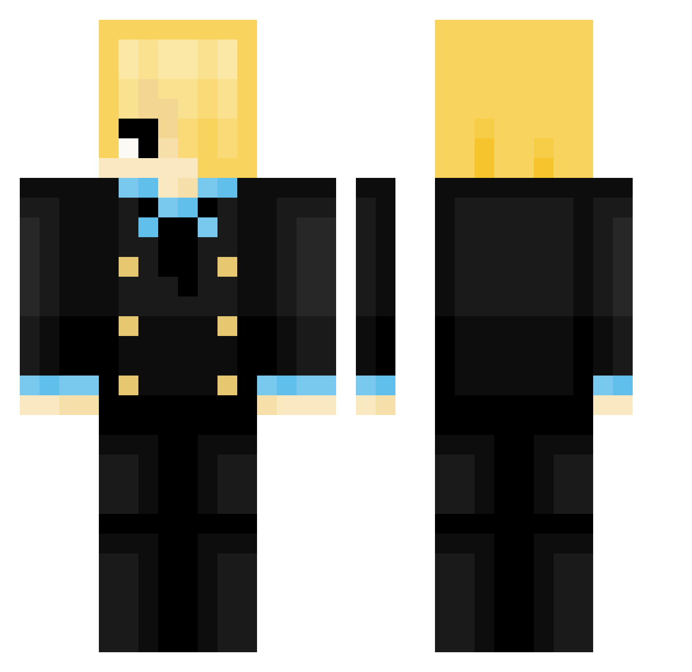 _SitKo222_ Minecraft skin, front and back view
