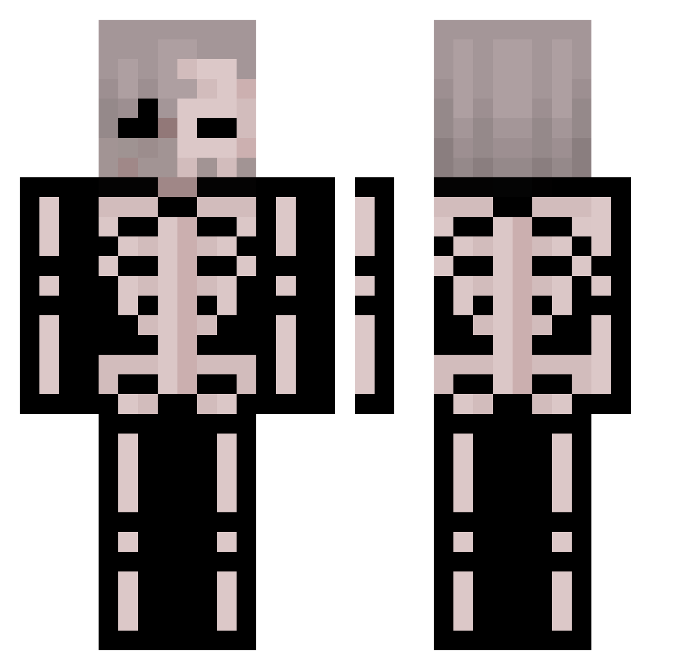 phsocafofinho Minecraft skin, front and back view