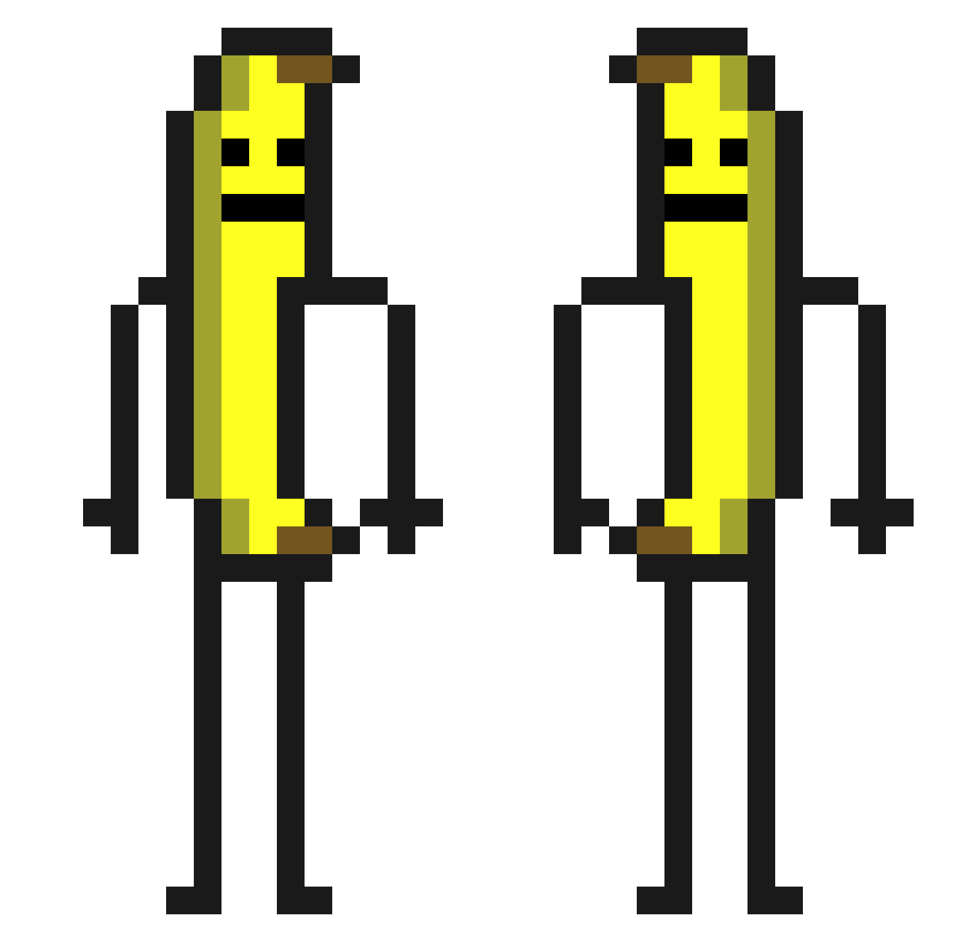 supermarls Minecraft skin, front and back view