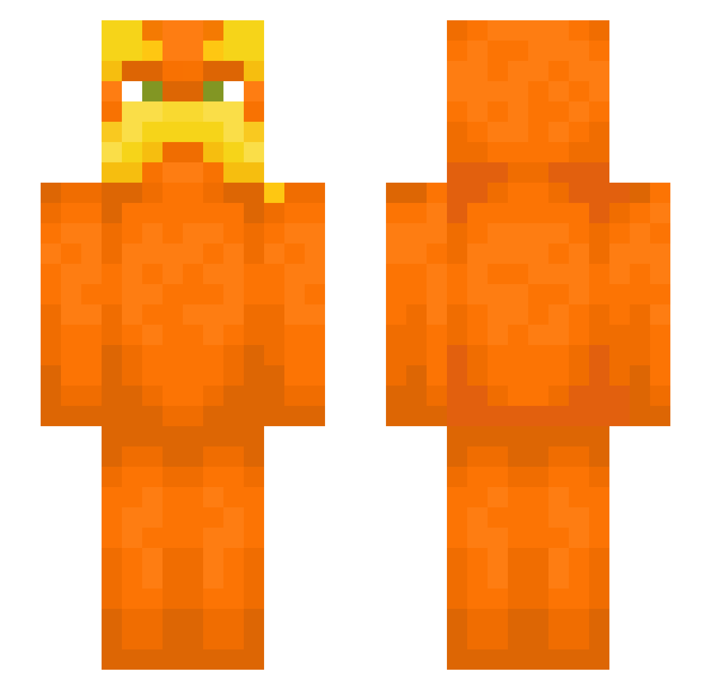 maklovelies Minecraft skin, front and back view
