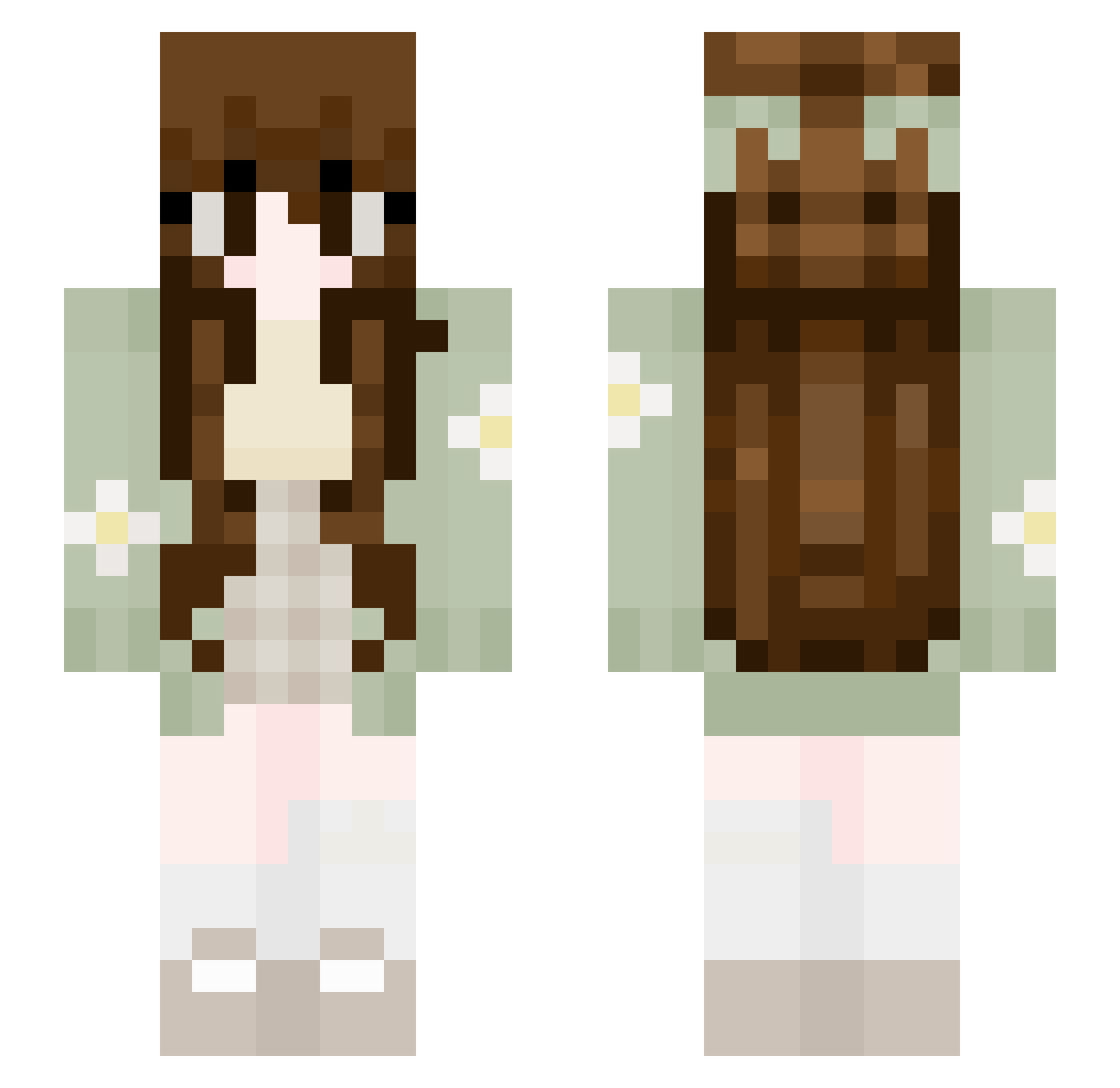 djradiogab Minecraft skin, front and back view