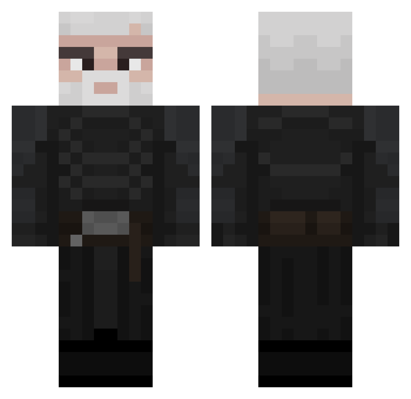 JoachimGurke Minecraft skin, front and back view