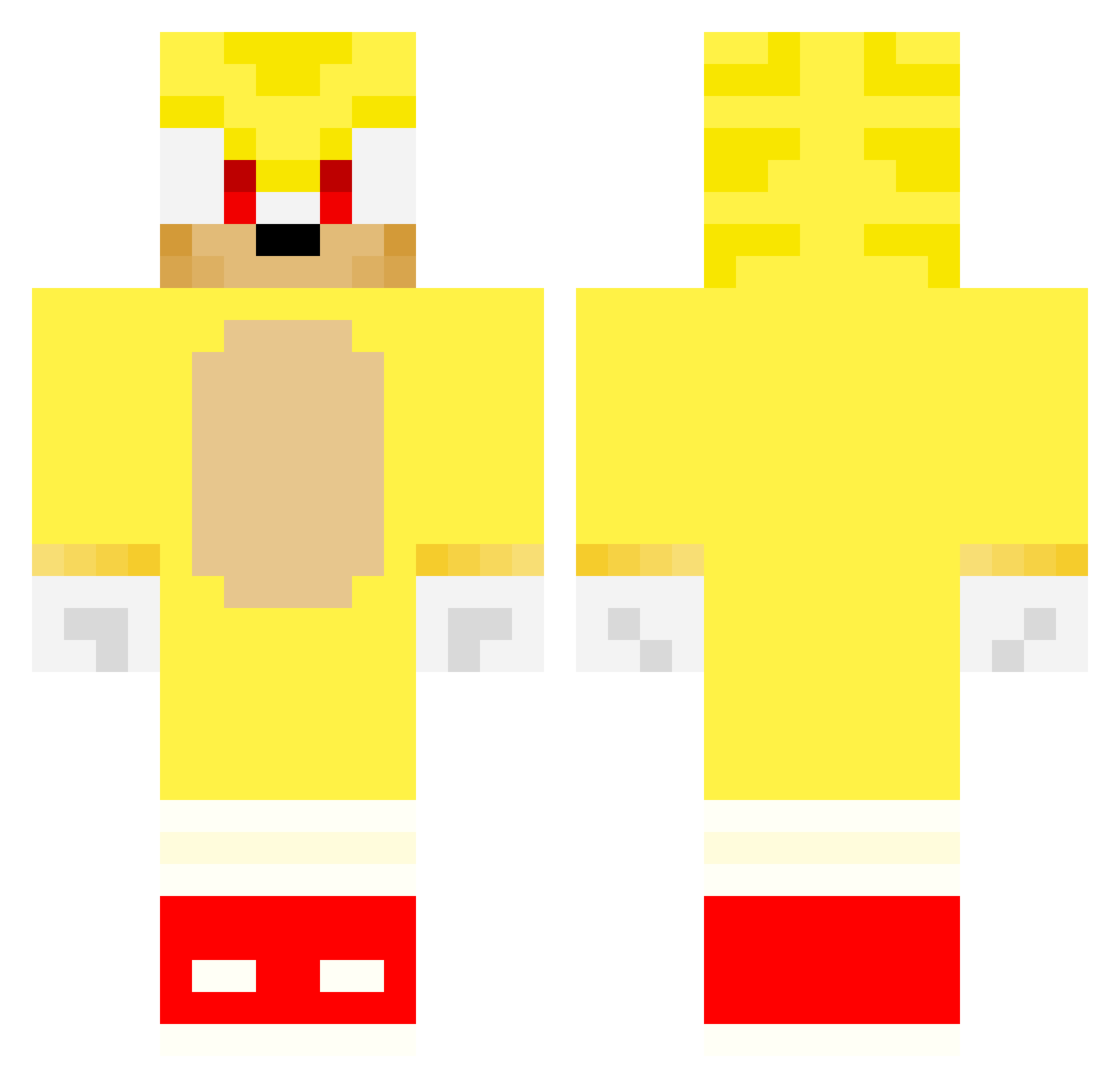 wojtek2839 Minecraft skin, front and back view