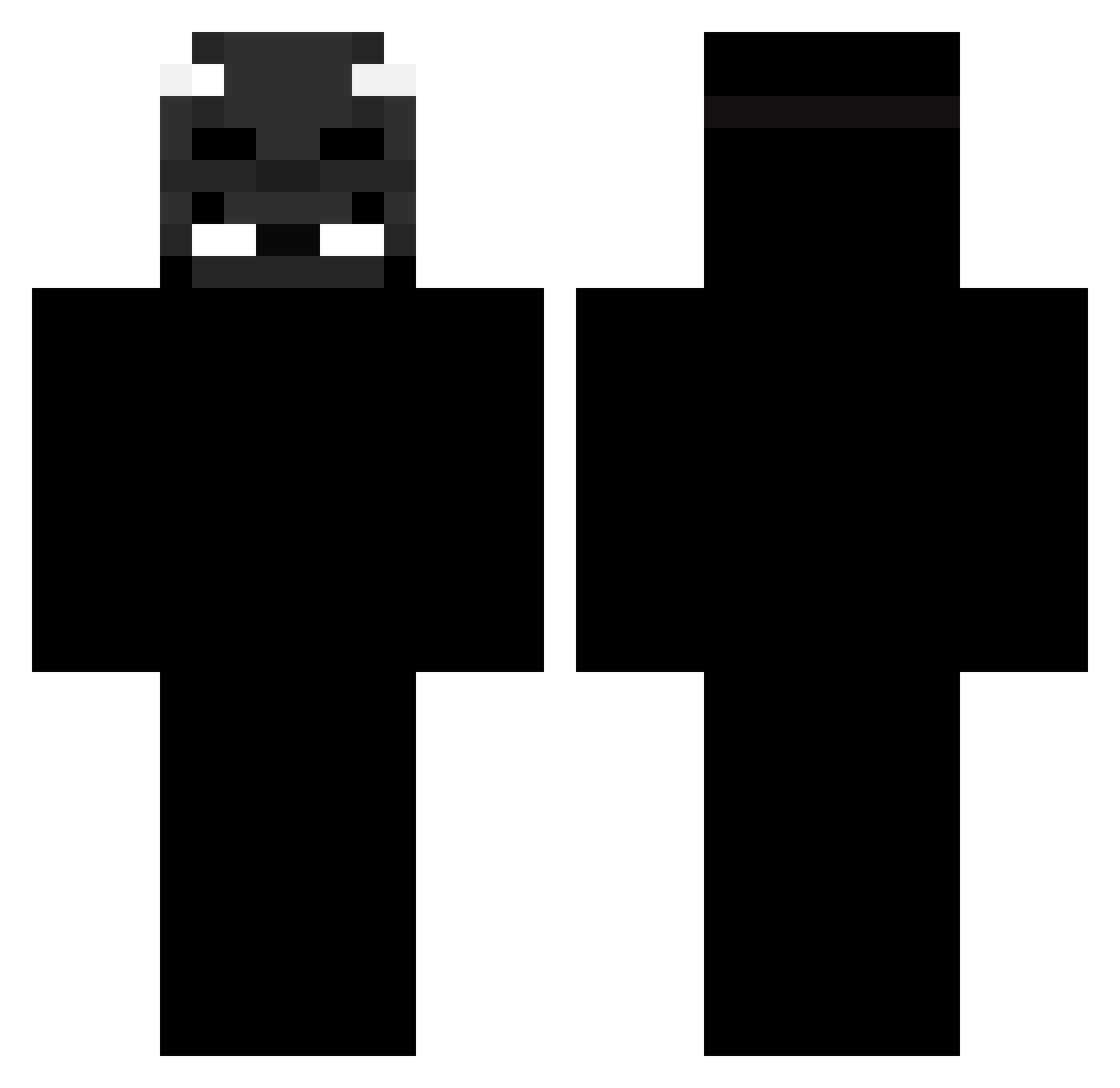 LucasSukino Minecraft skin, front and back view