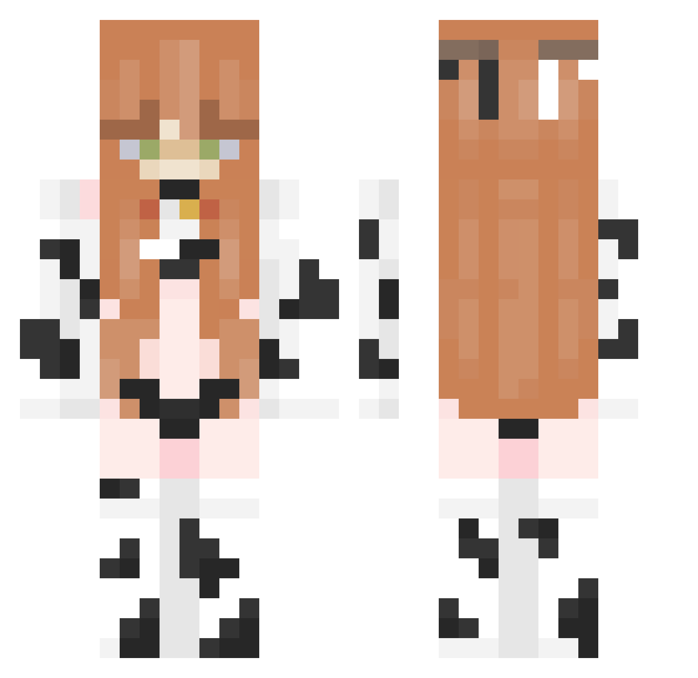 sayqqz1 Minecraft skin, front and back view