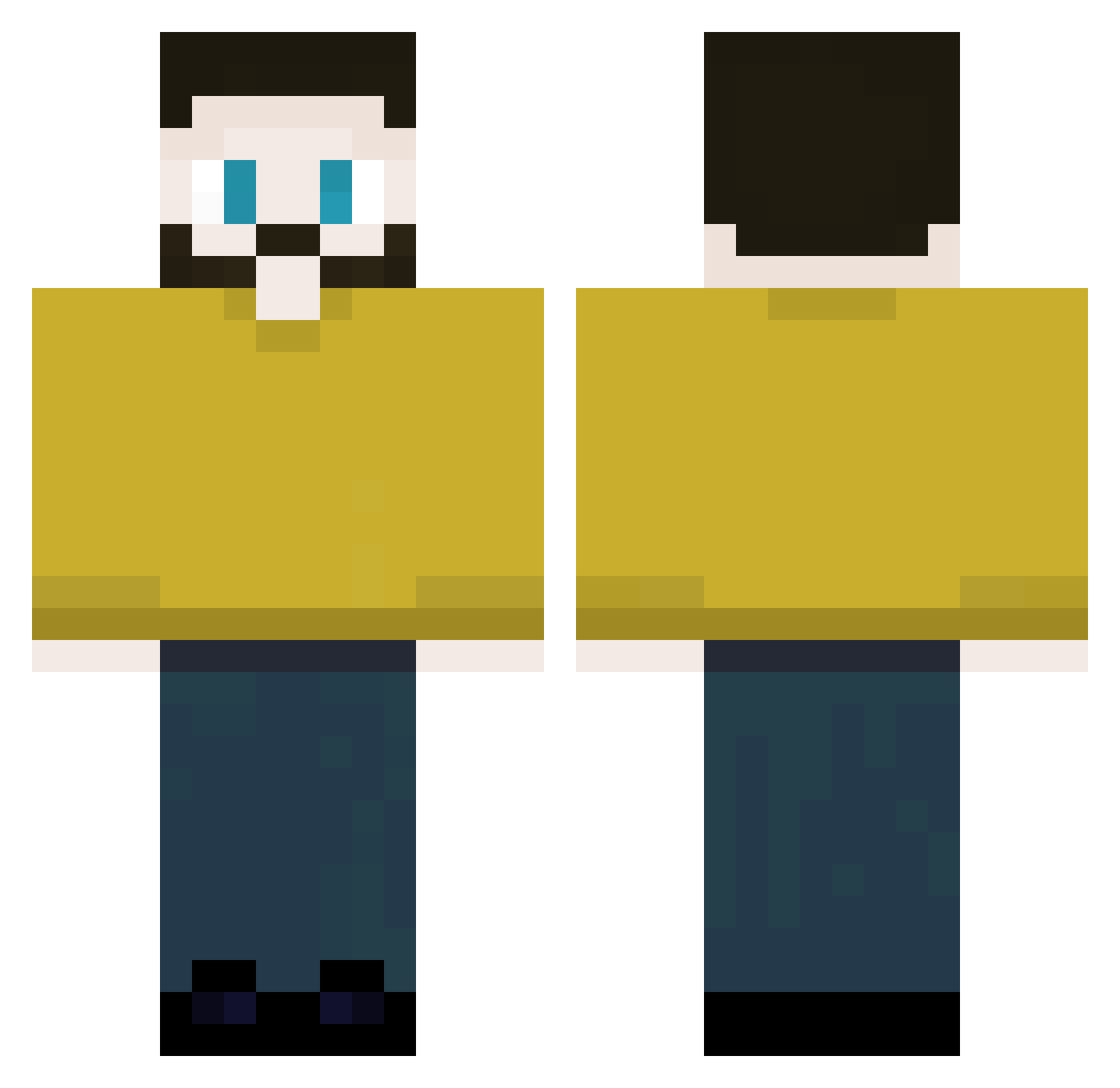 _IamLord_ Minecraft skin, front and back view