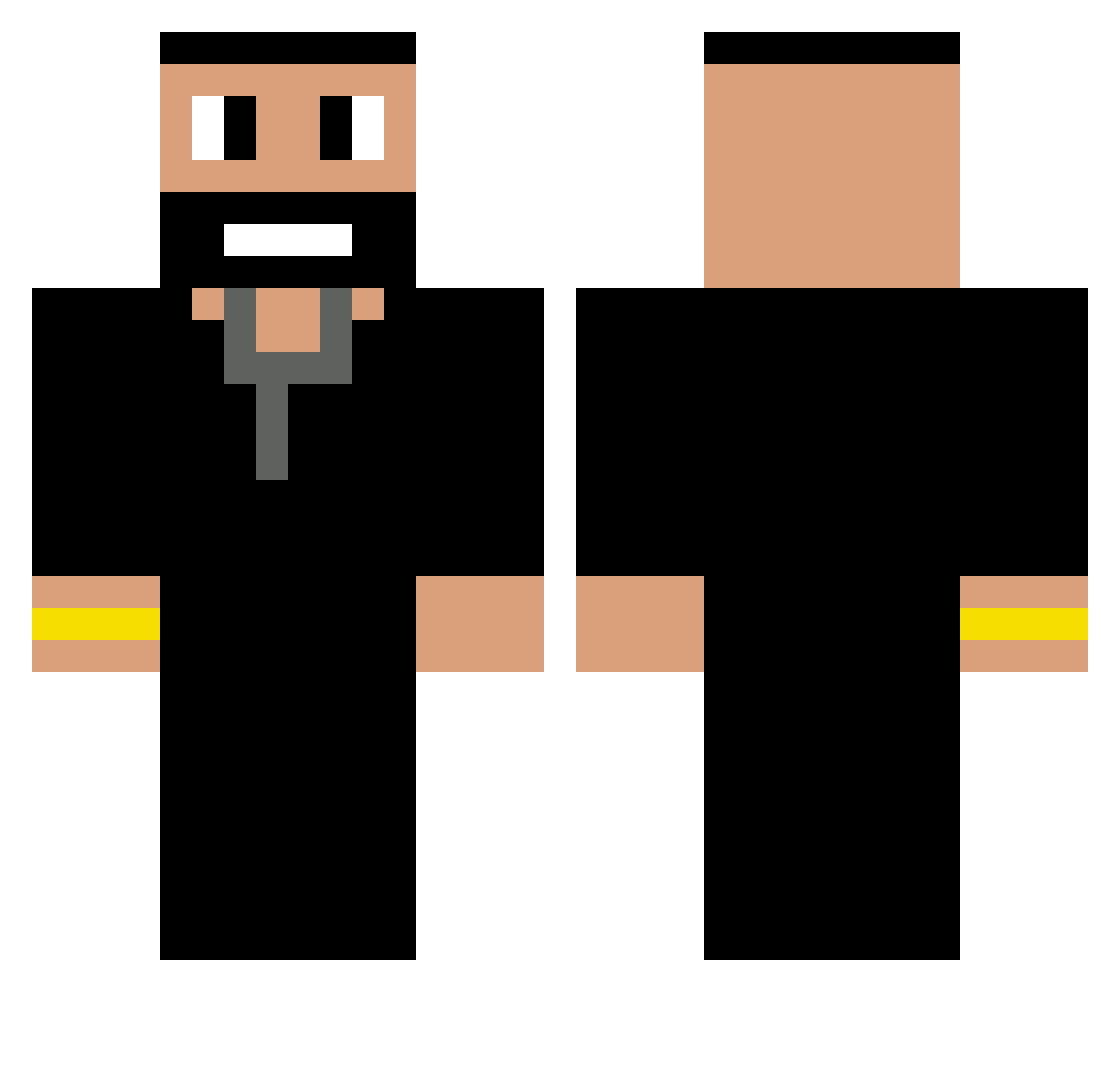 filipcrossfire Minecraft skin, front and back view