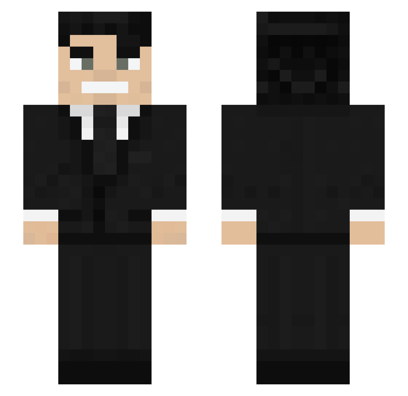 vamp_vamp_vamp Minecraft skin, front and back view