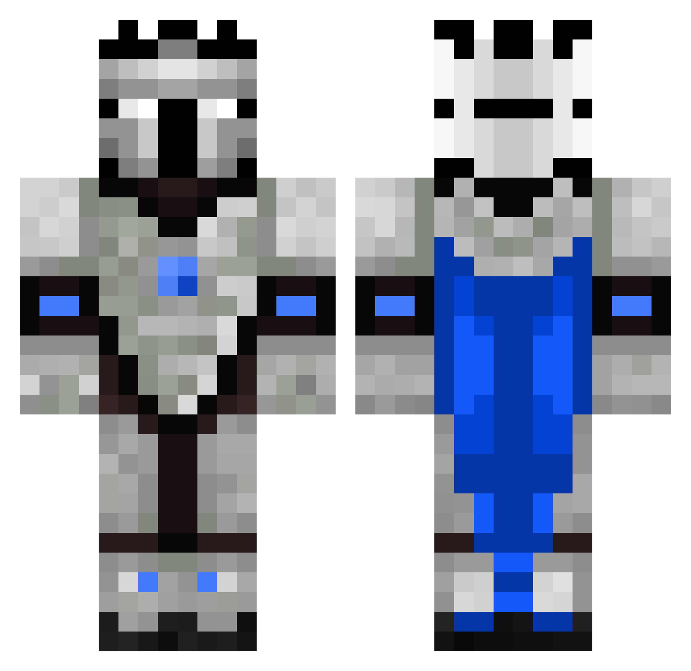 Josito86 Minecraft skin, front and back view