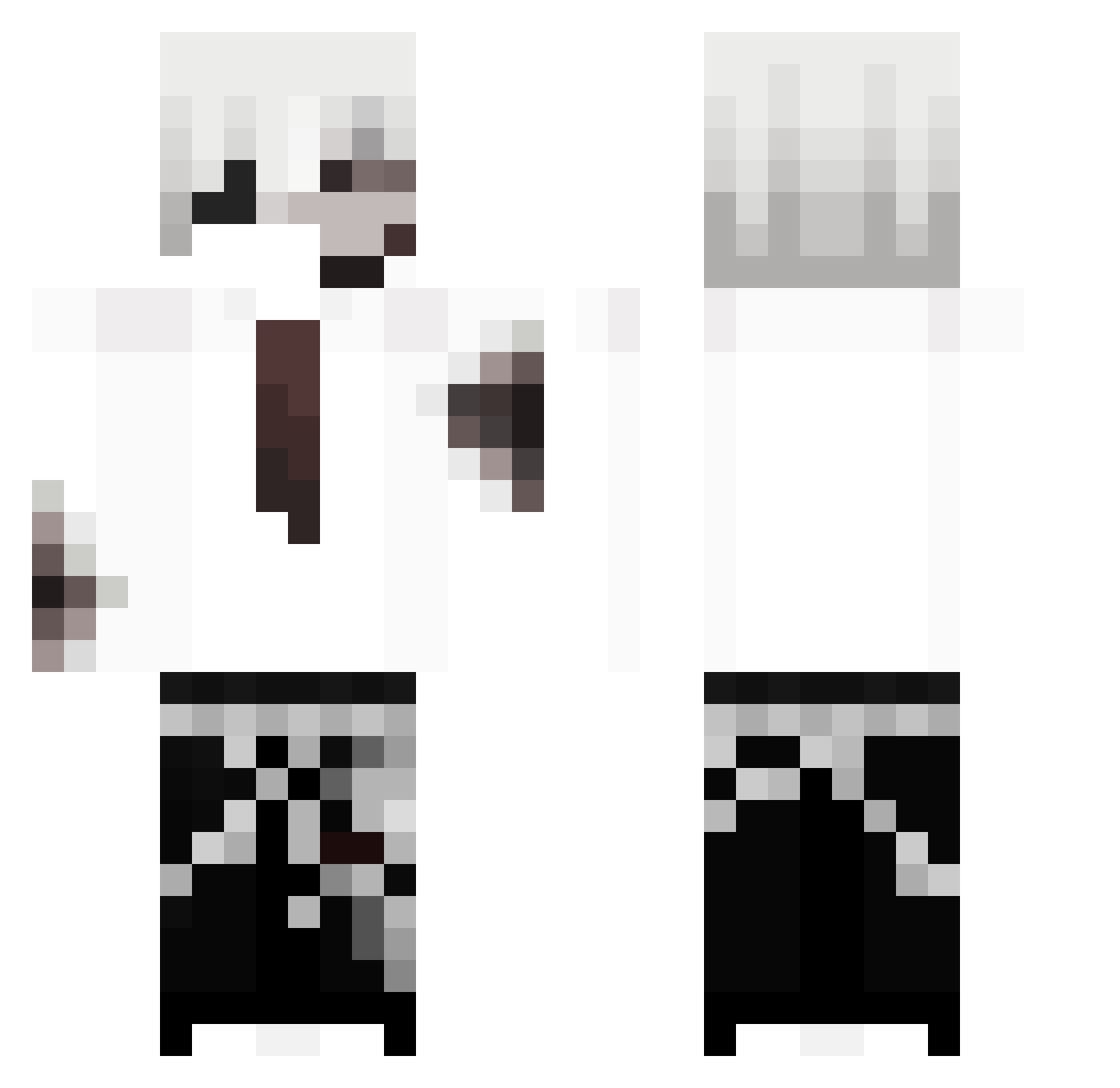 Zsebike51 Minecraft skin, front and back view