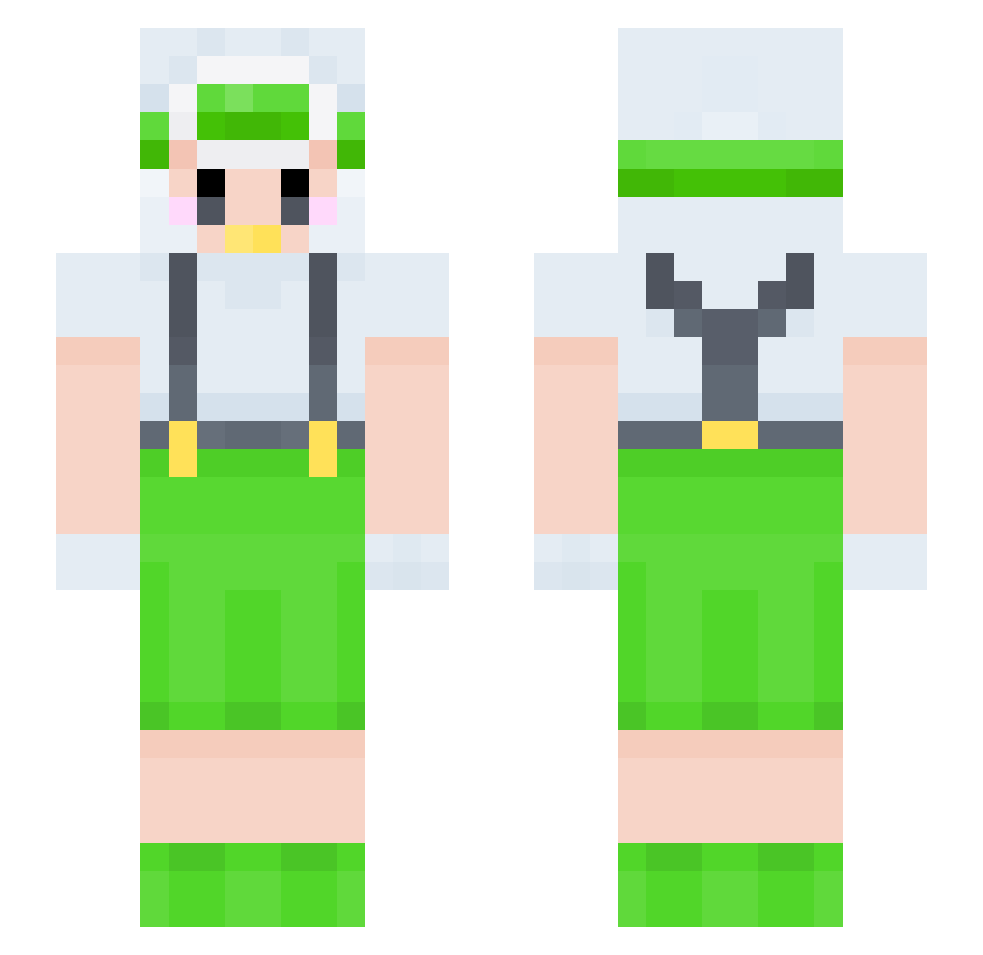 asdasdd2 Minecraft skin, front and back view