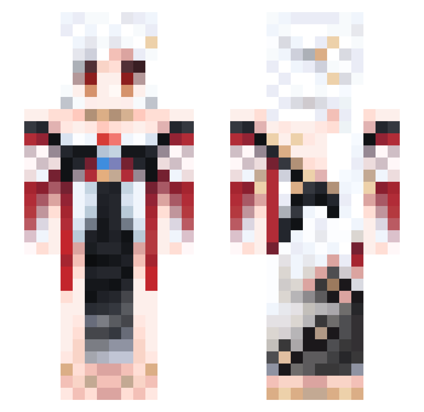 _iTsMeMixRz Minecraft skin, front and back view